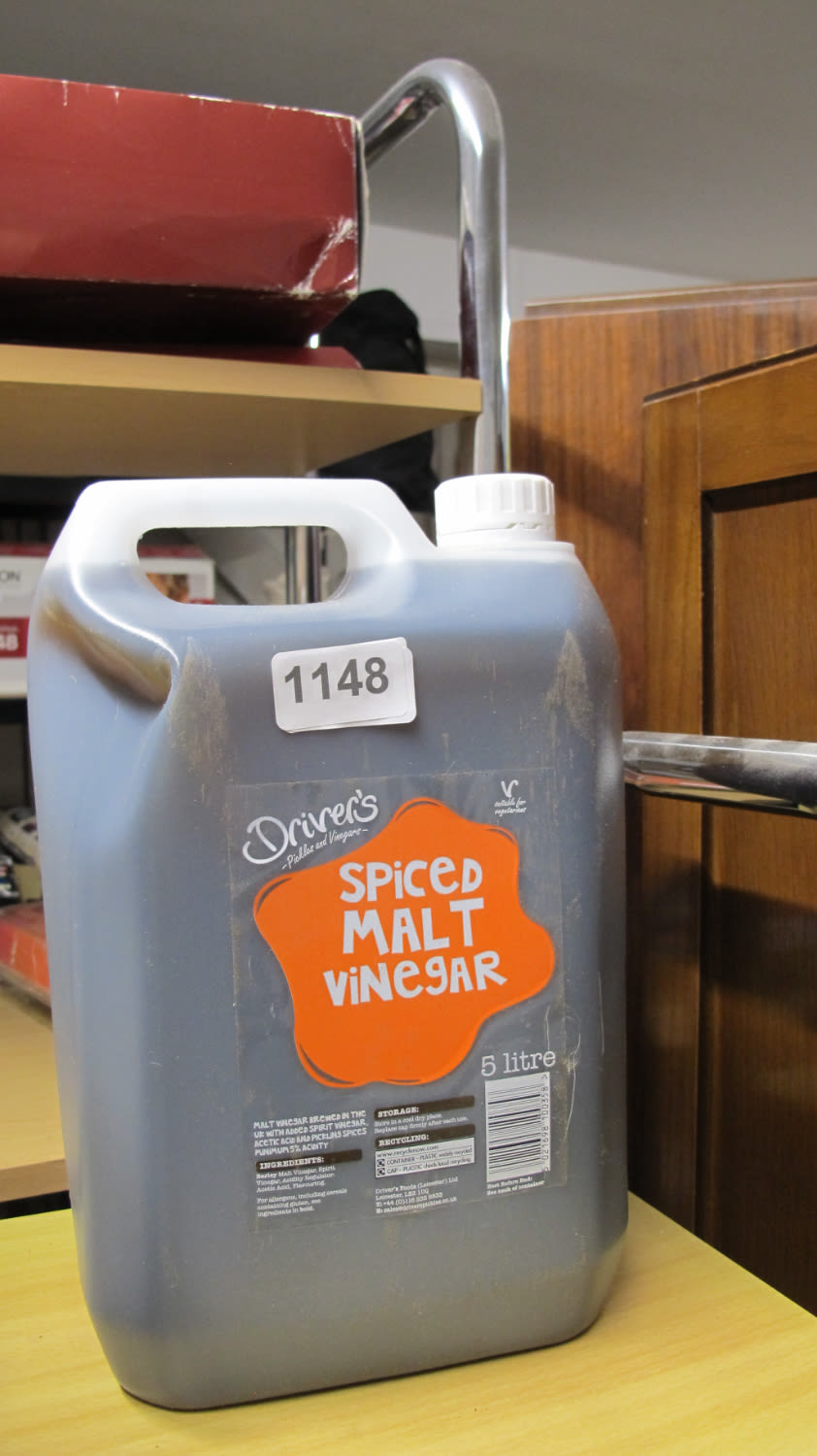 Lot 1148: A gallon of vinegar