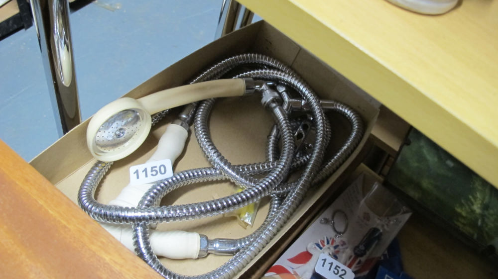 Lot 1150: Tap mounted shower