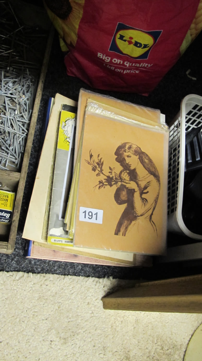 Lot 191: A quantity of ephemera