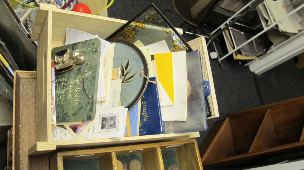 Lot 235: A collection of ephemera and religious items