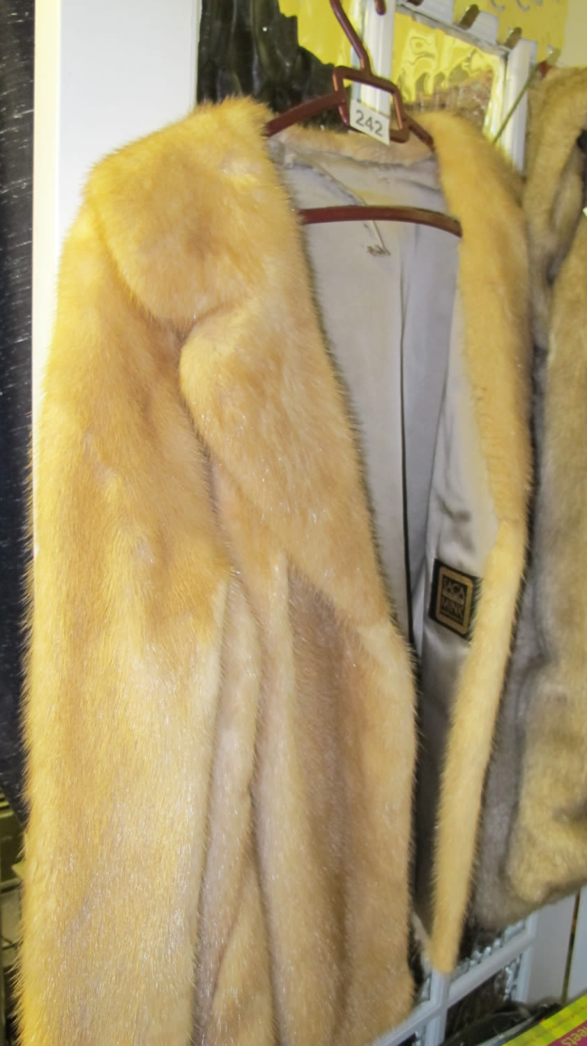 Lot 242: mink coat