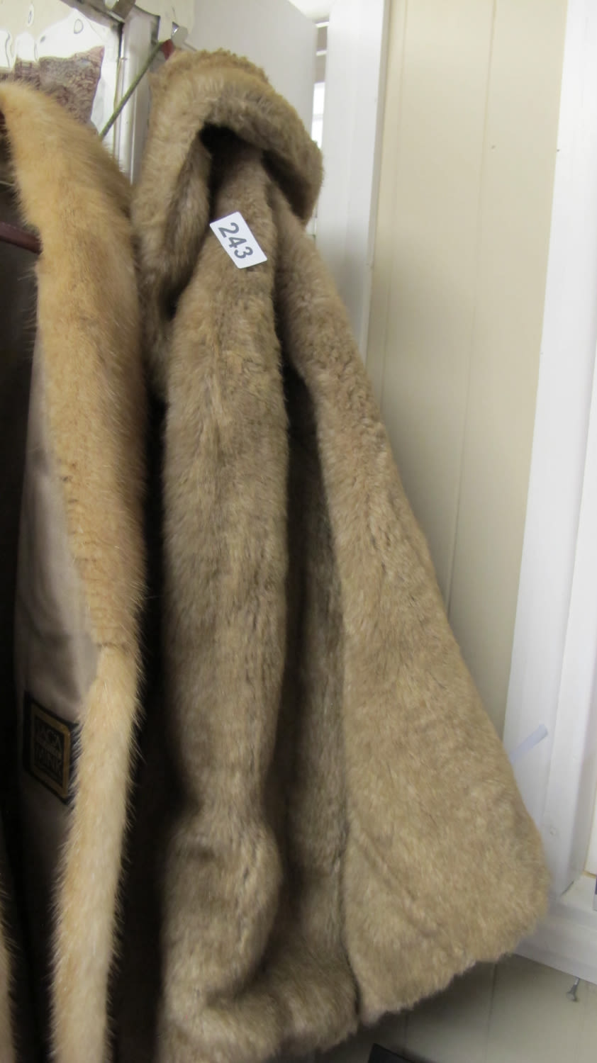 Lot 243: mink coat