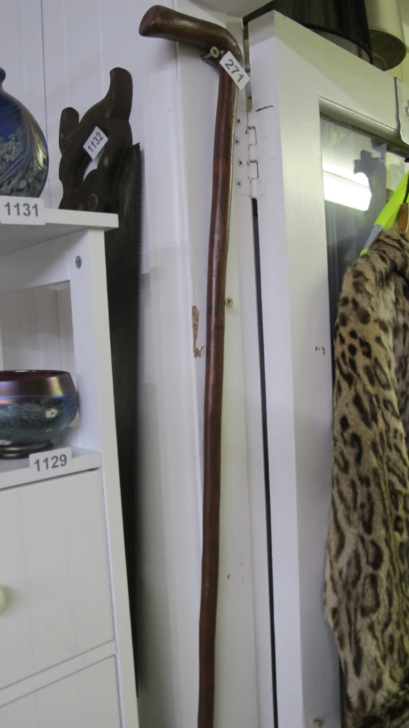 Lot 271: shepherds staff