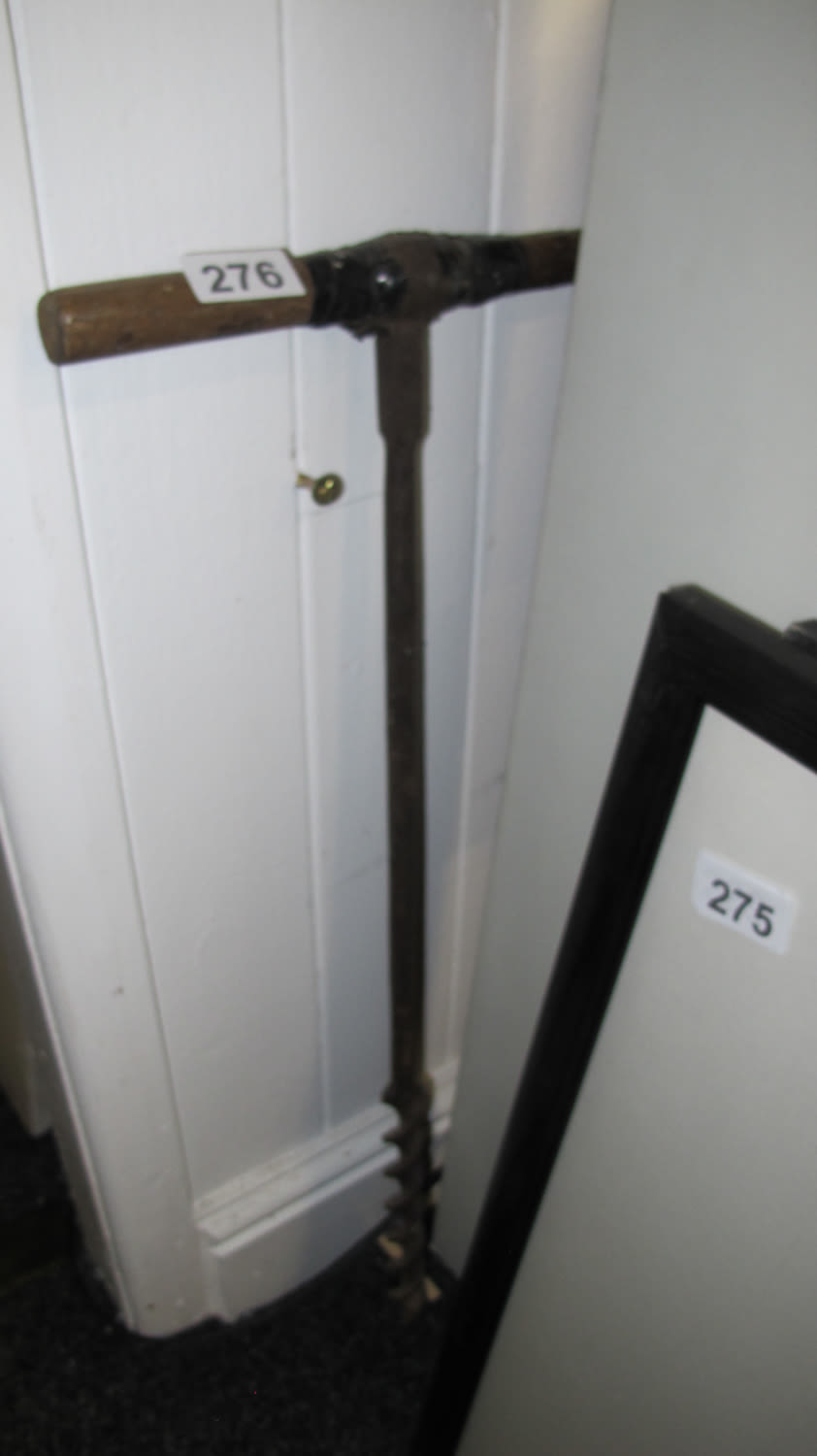 Lot 276: hole borer
