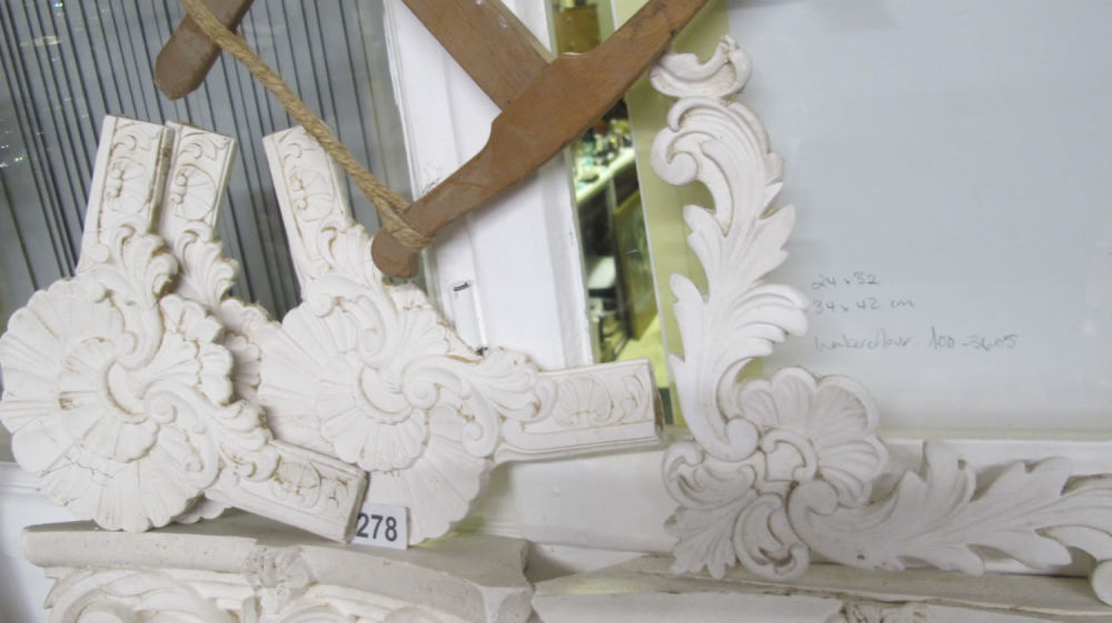 Lot 278: Architectural plaster mouldings