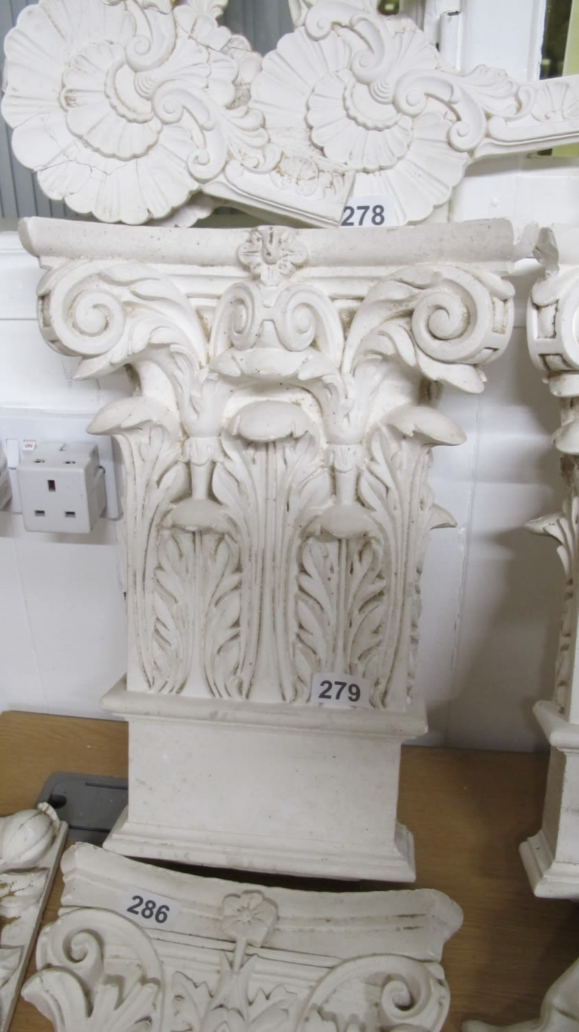 Lot 279: Architectural plaster mouldings