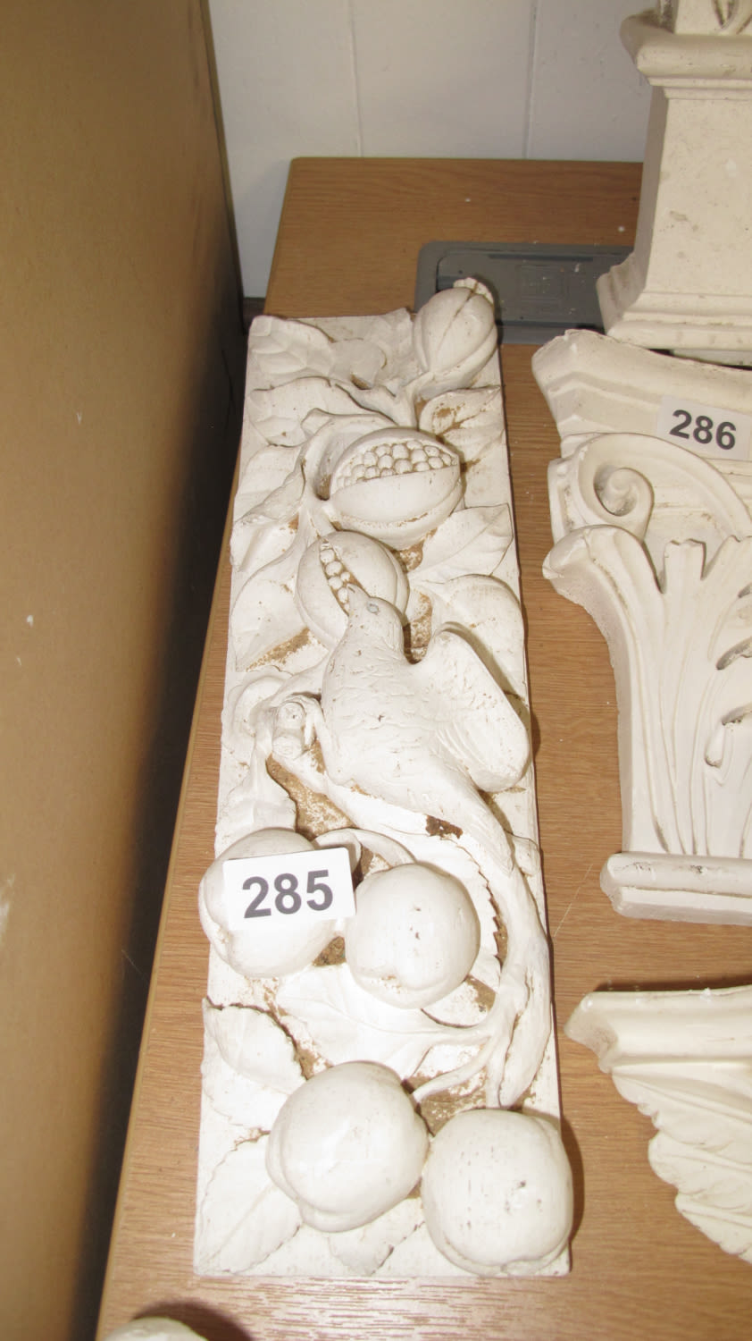 Lot 285: Architectural plaster mouldings