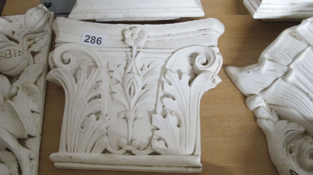 Lot 286: Architectural plaster mouldings