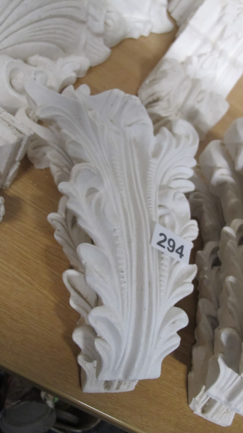 Lot 294: Architectural plaster mouldings