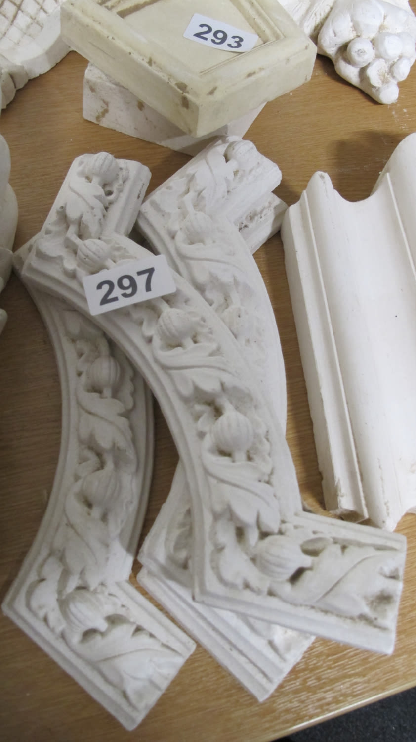 Lot 297: Architectural plaster mouldings