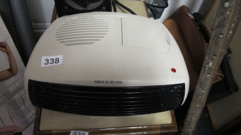 Lot 338: fan heater