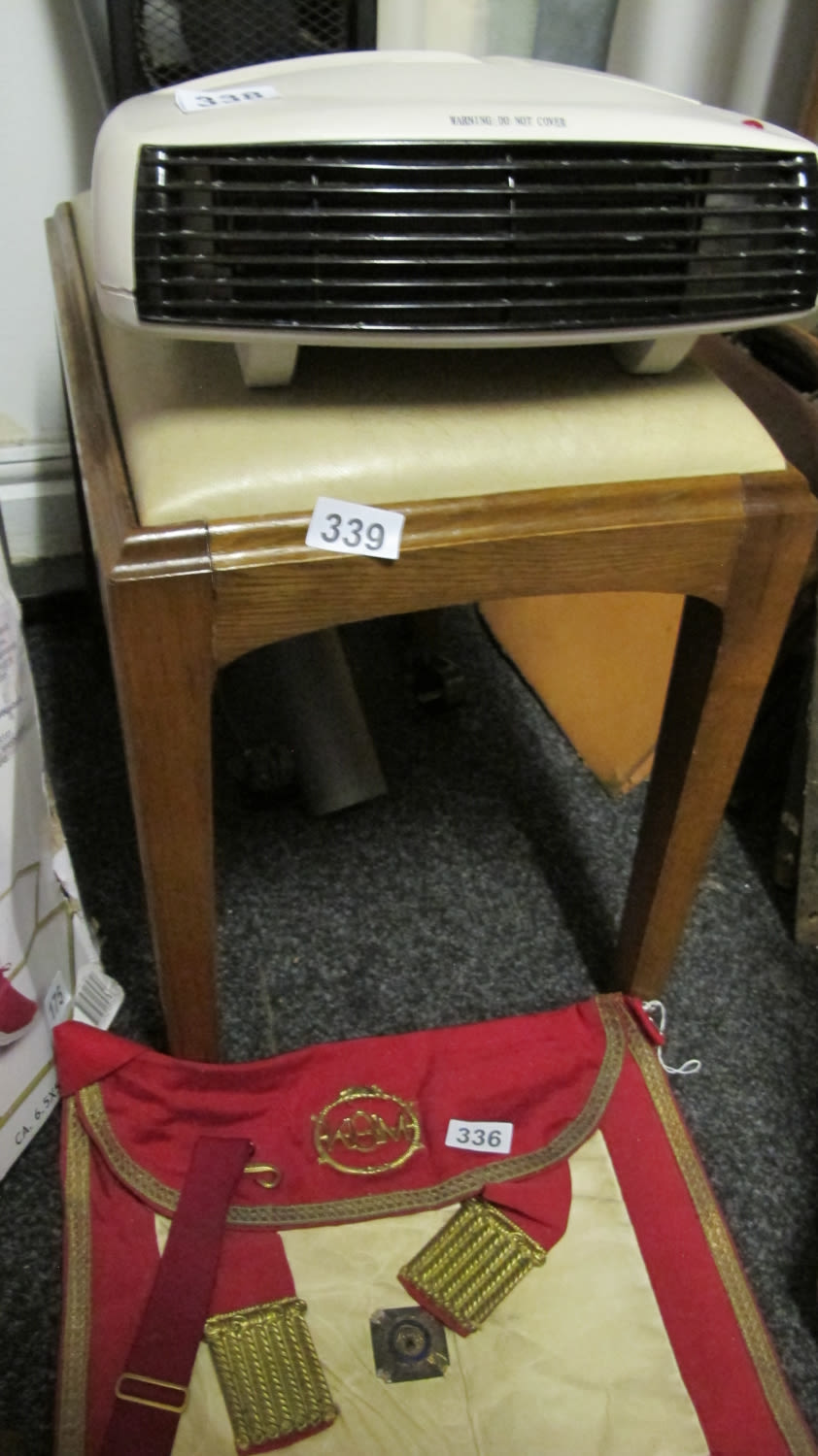Lot 339: vintage stool