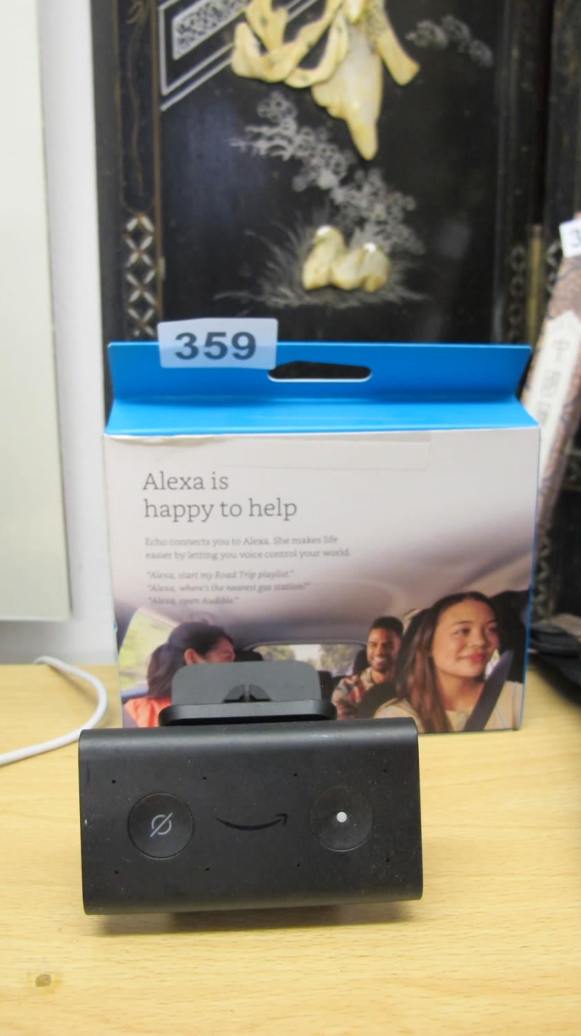 Lot 359: Amazon echo auto in car music player