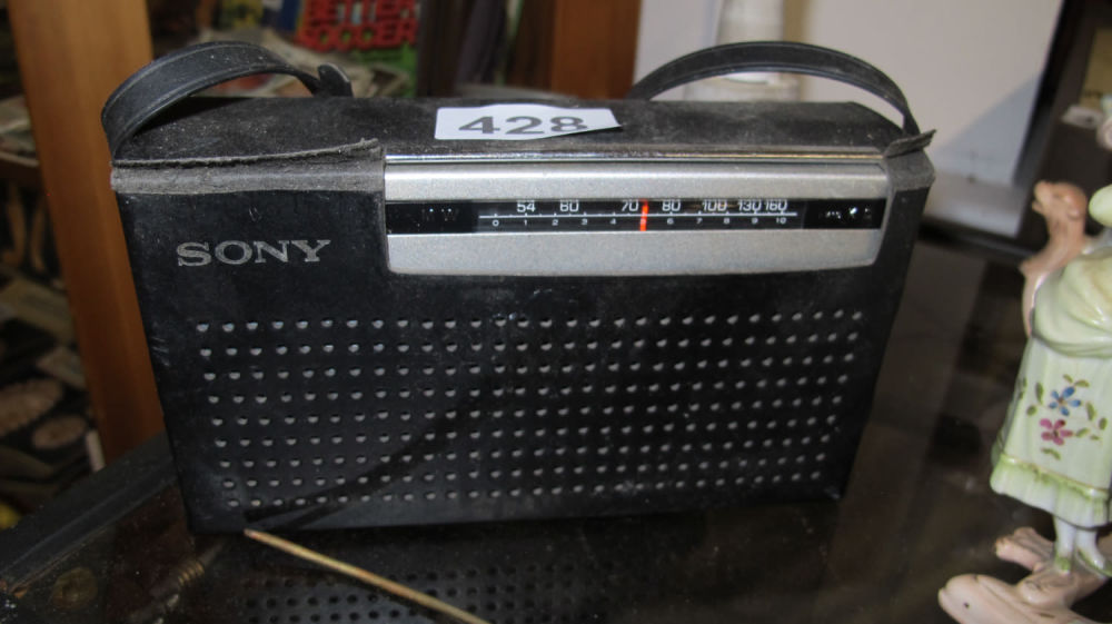 Lot 428: Sony radio