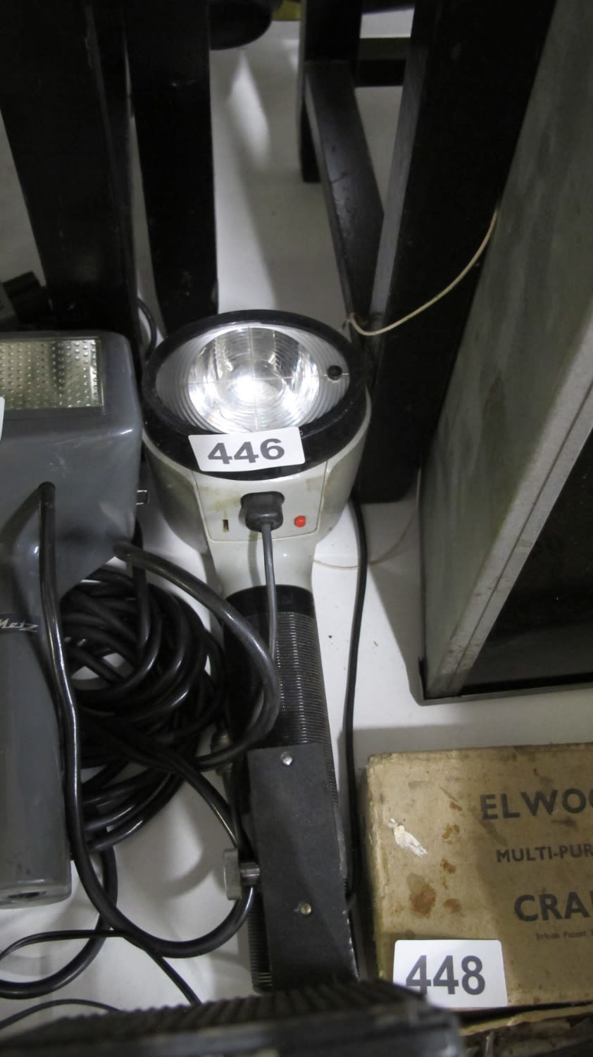 Lot 446: vintage camera flash