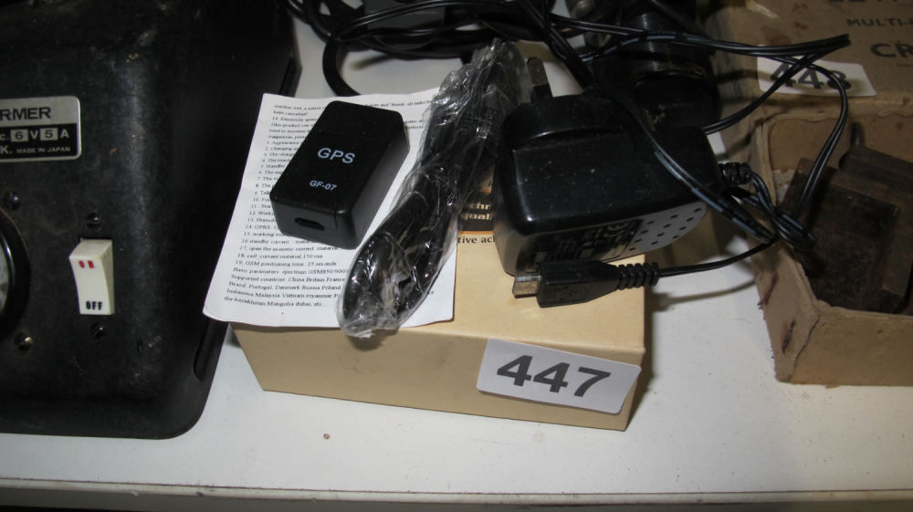 Lot 447: GPS tracker