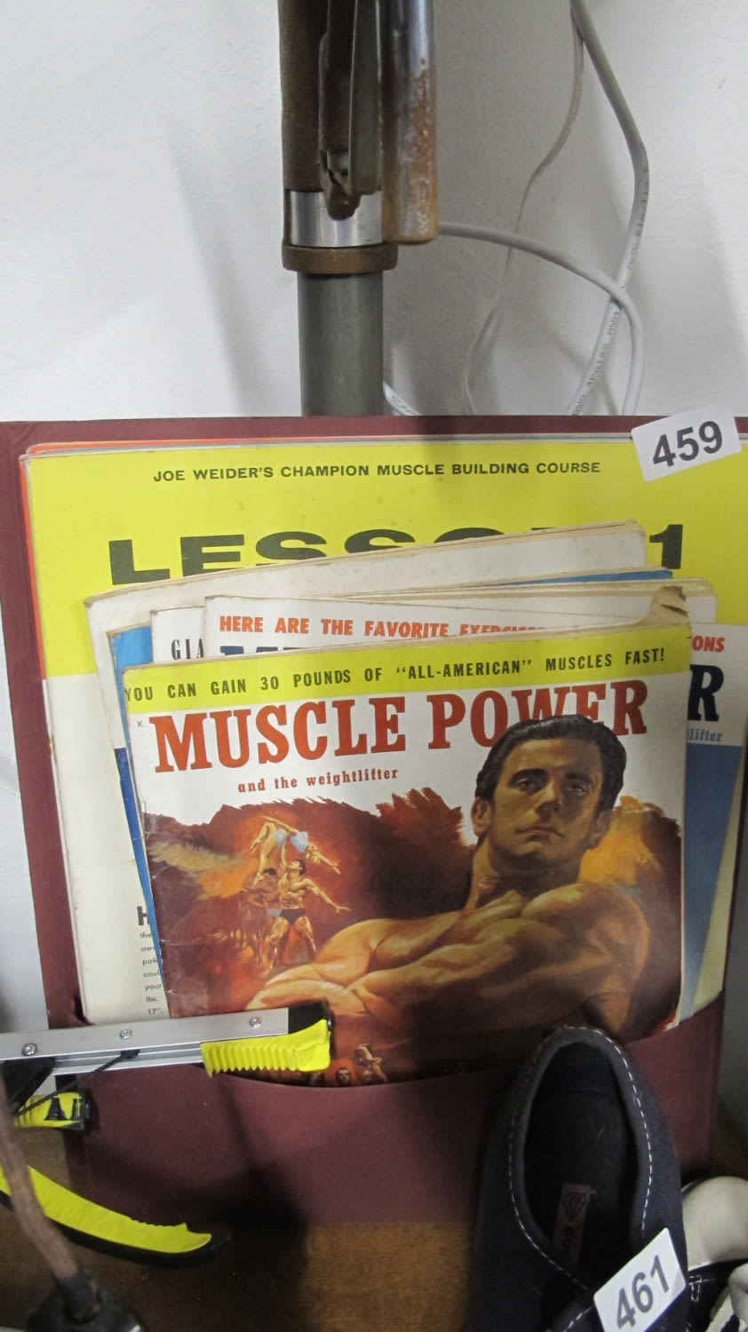 Lot 459: vintage weight lifting magazines