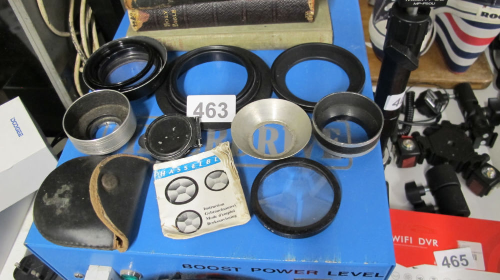 Lot 463: lens filters Including a multi star filter