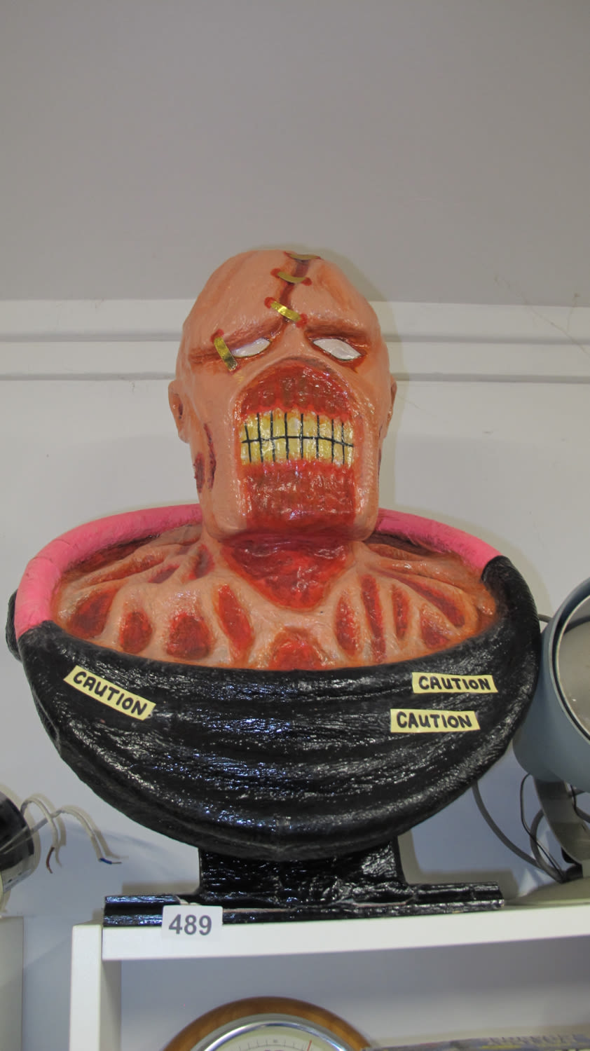 Lot 489: Horror prop, perfect for putting on top of...