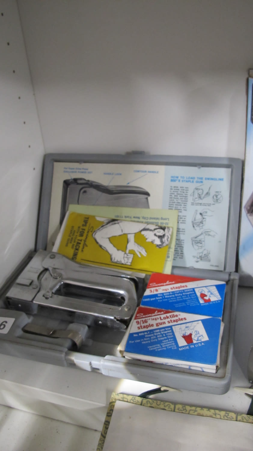 Lot 506: Staple gun
