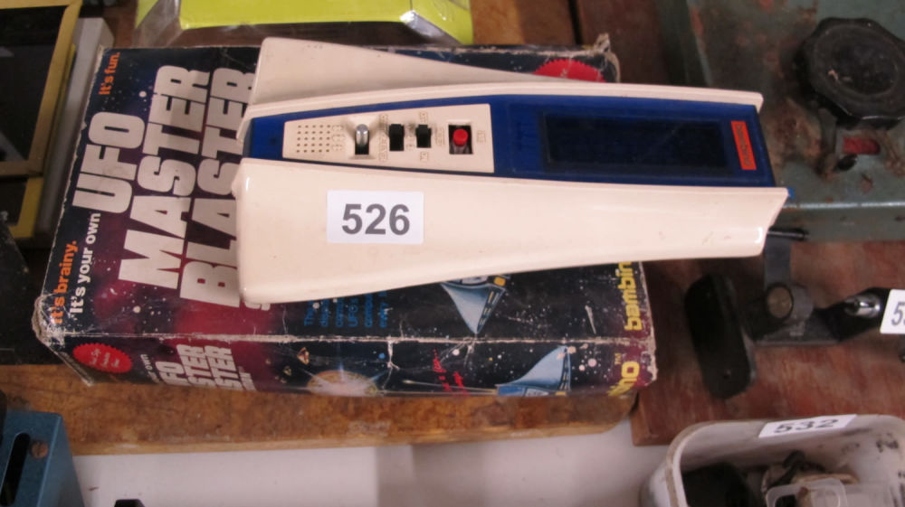 Lot 526: Bambino UFO Master Blaster 1978 handheld game