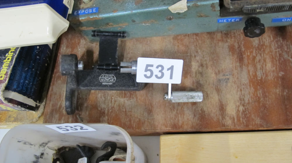 Lot 531: Leitz photographic film rewinder