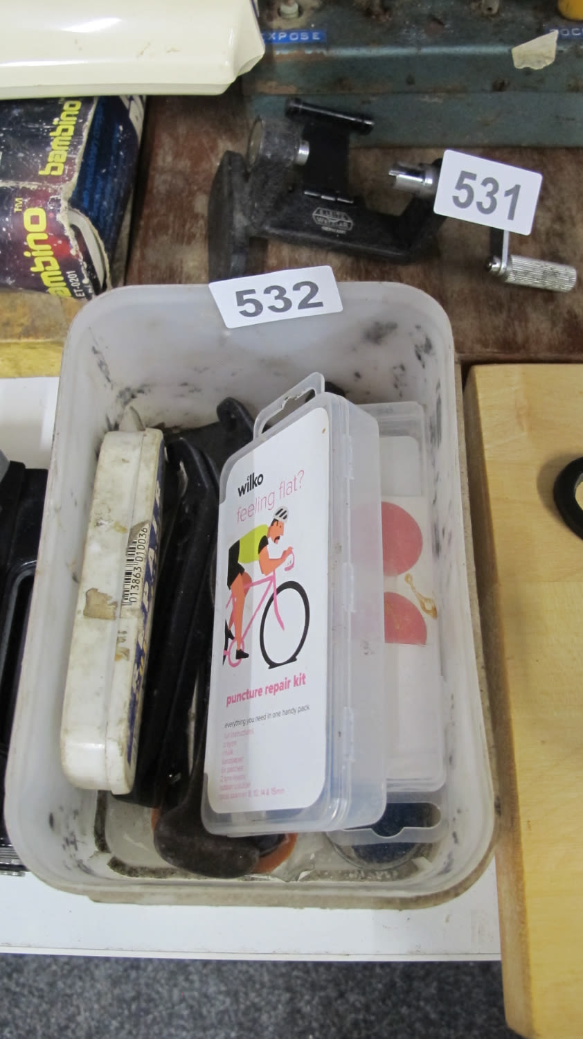 Lot 532: Bike puncture kits
