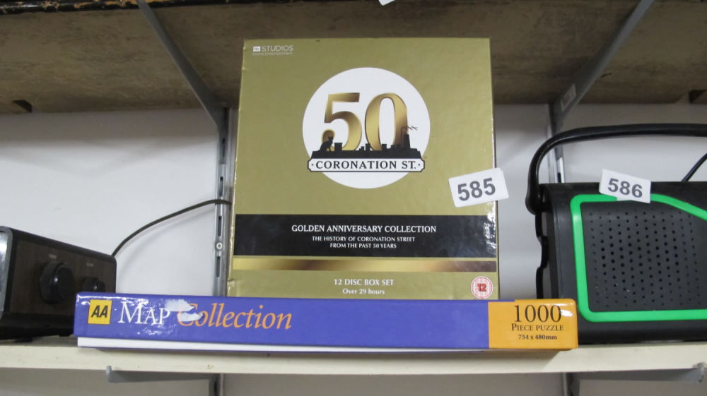 Lot 585: Coronation Street 12 disc box set and a...