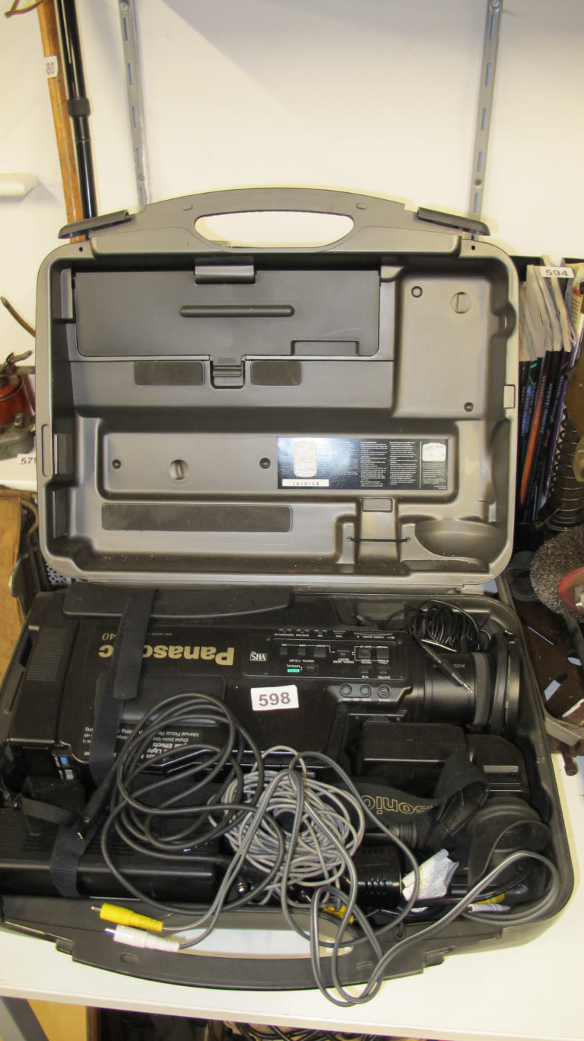 Lot 598: Panasonic M10 full size VHS camcorder