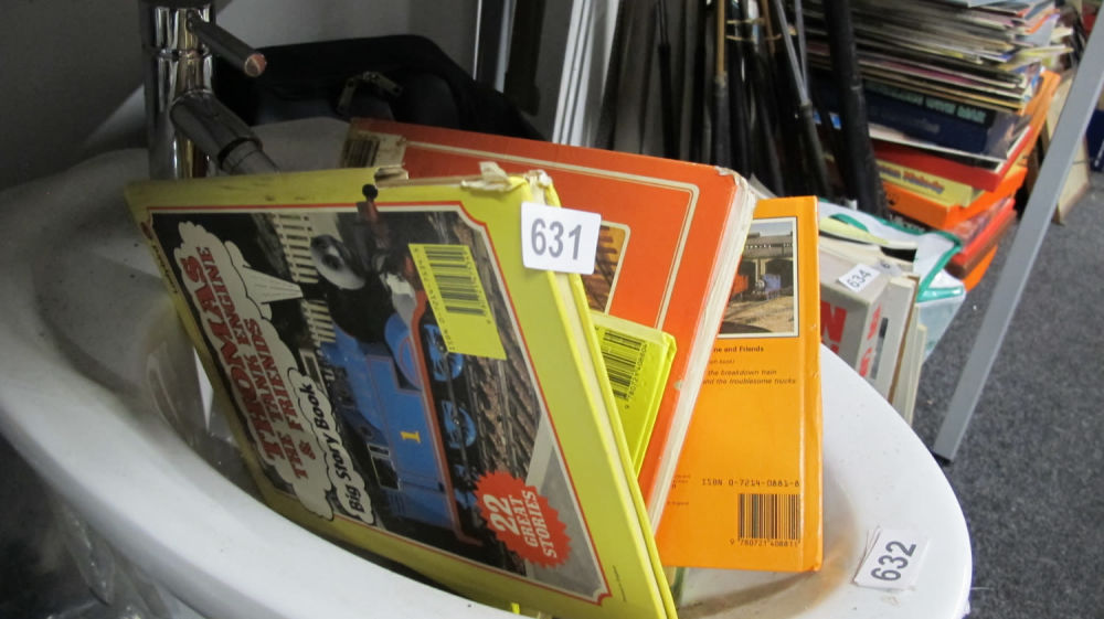 Lot 631: Thomas the Tank Engine books