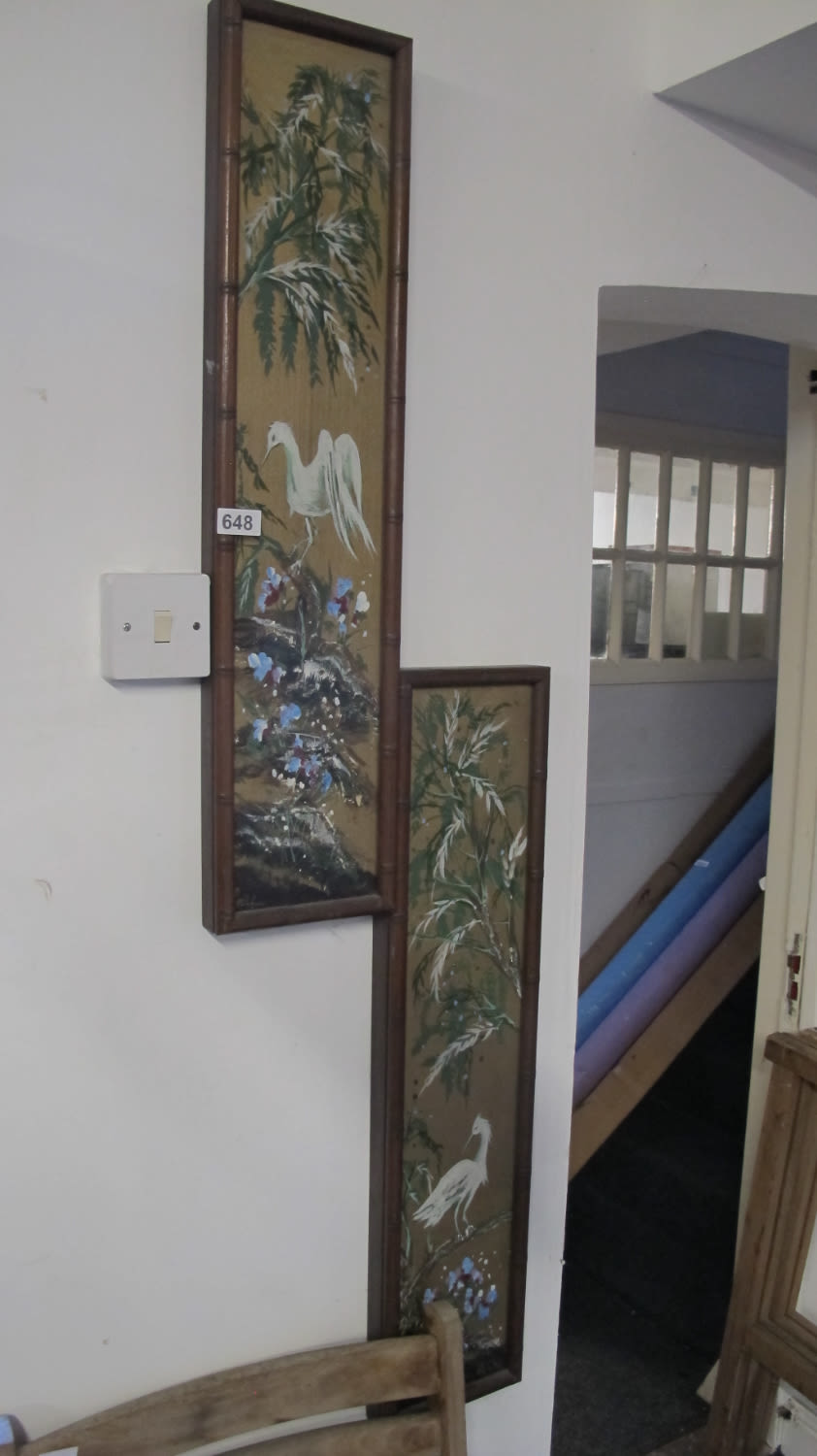 Lot 648: 2 Chinese pictures