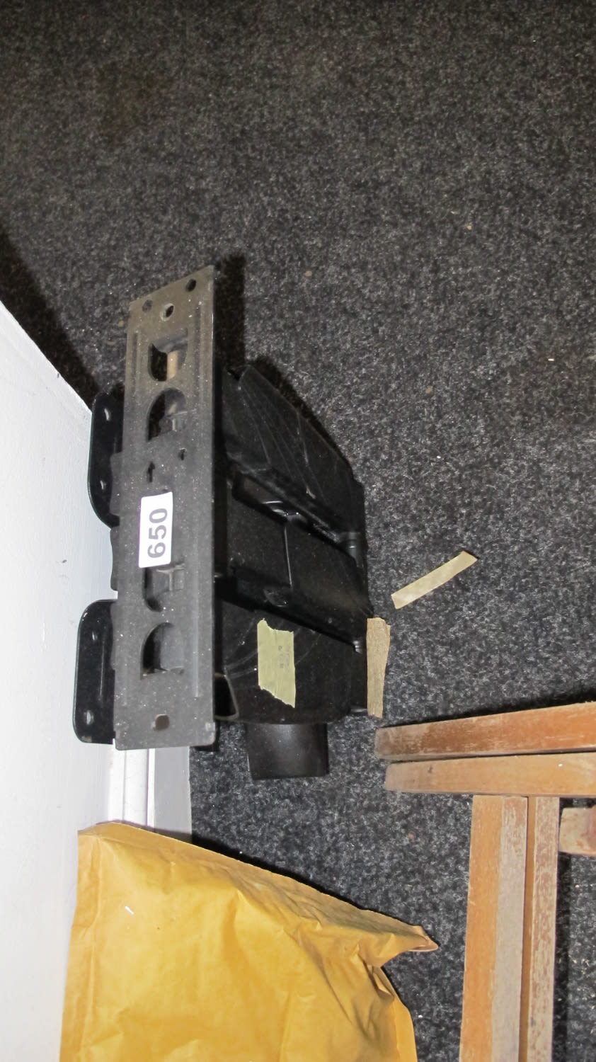 Lot 650: three tv wall brackets