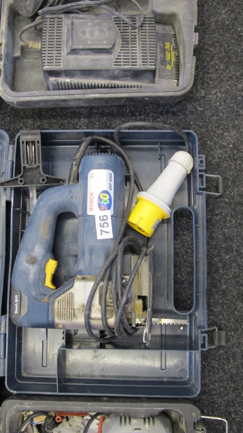 Lot 756: 110v jigsaw