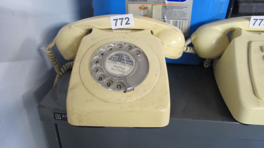 Lot 772: Retro telephone