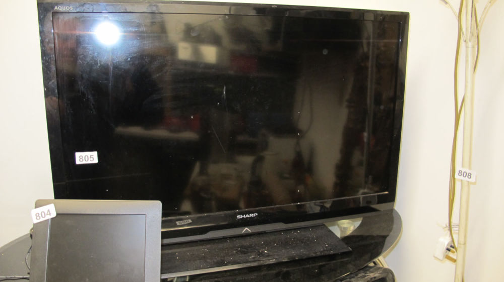 Lot 805: Sharp TV