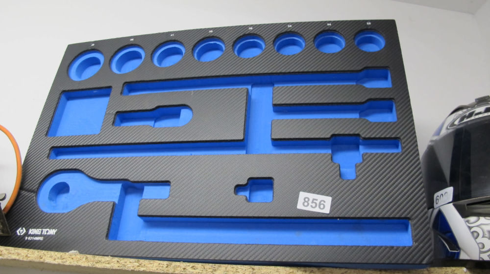 Lot 856: Socket set organiser