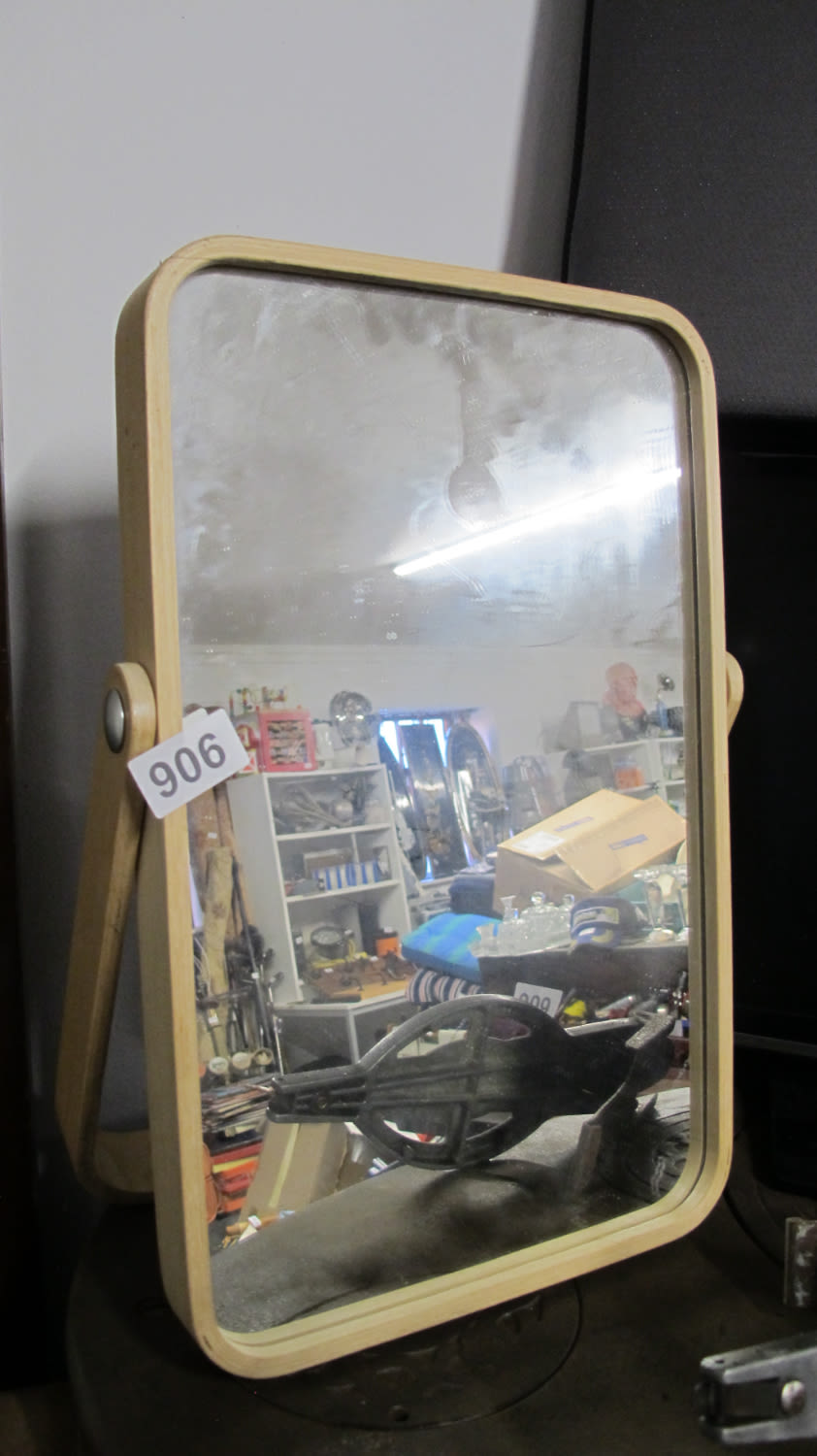 Lot 906: Vanity mirror