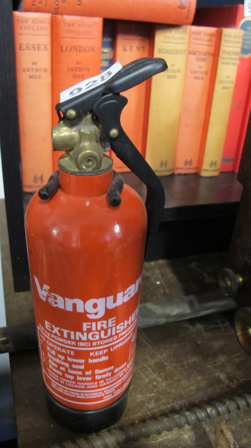 Lot 928: fire extinguisher
