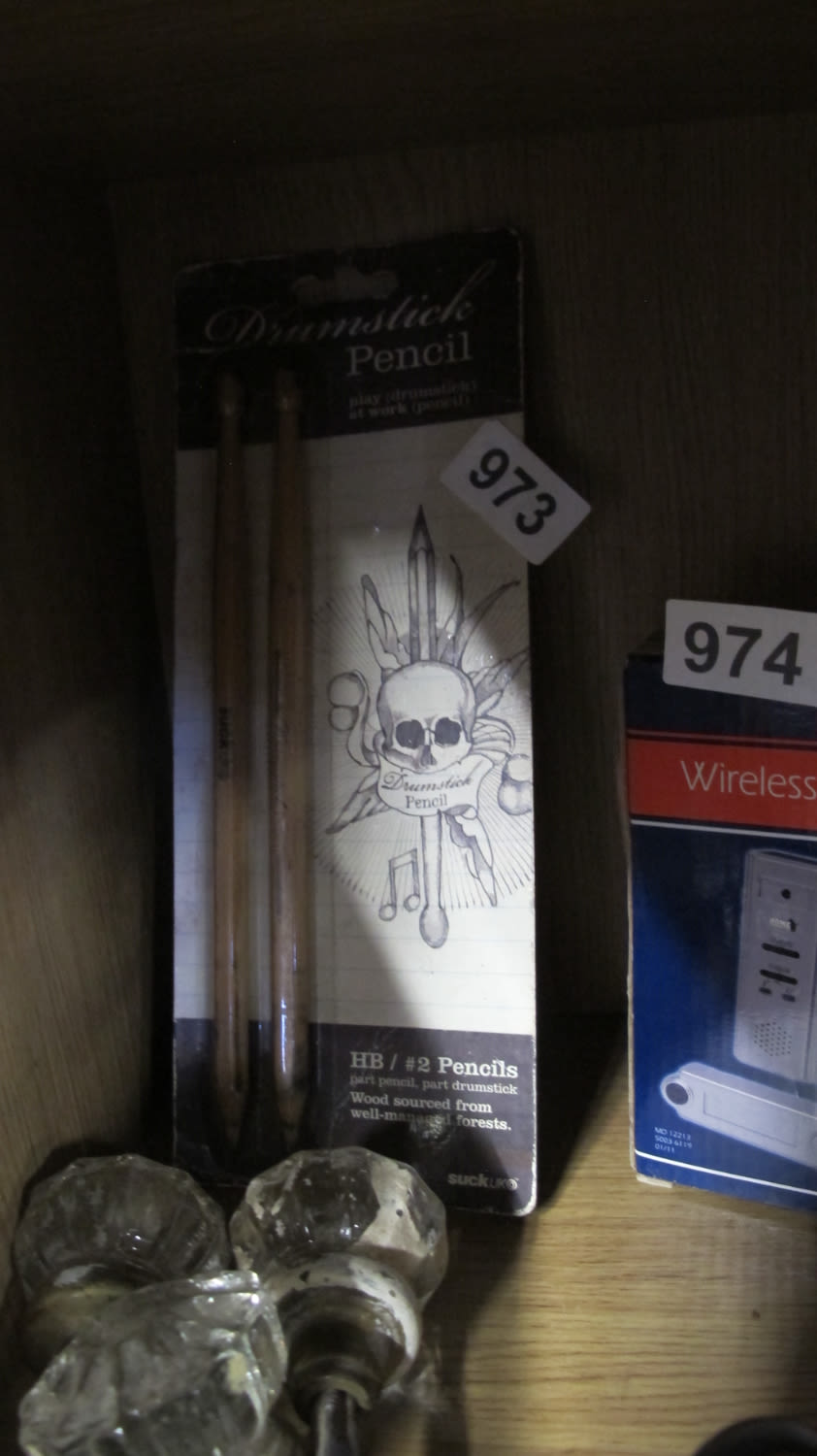 Lot 973: drumstick pencils