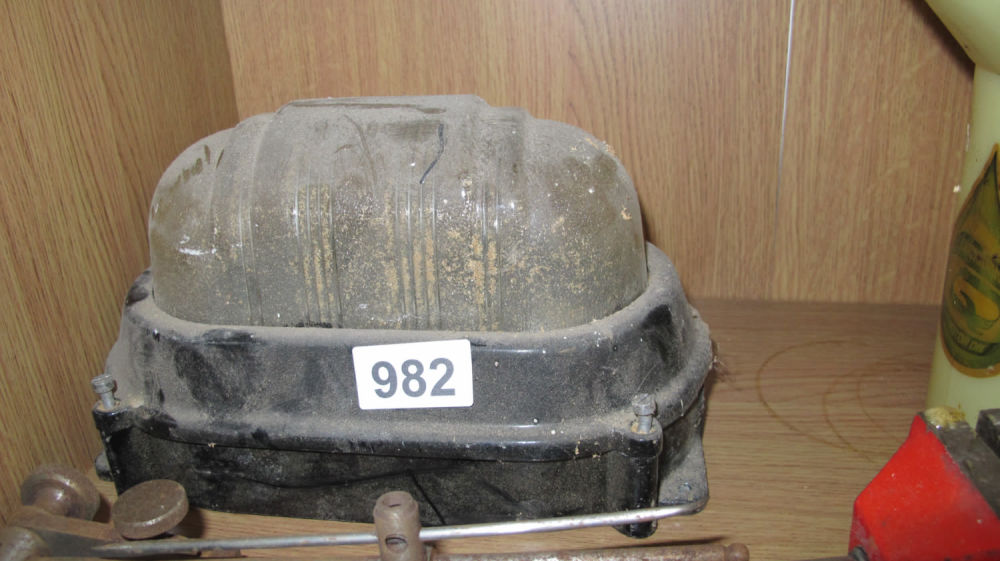 Lot 982: bulk head light