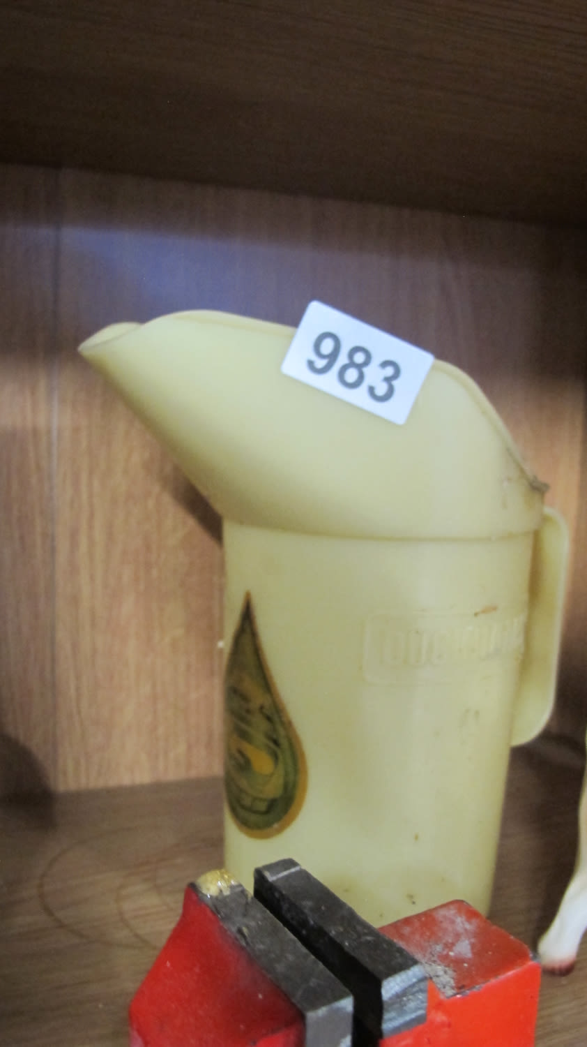 Lot 983: oil jug