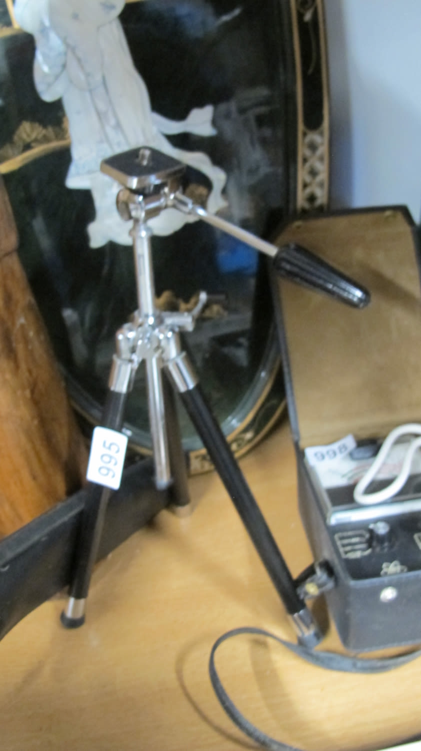 Lot 995: camera tripod