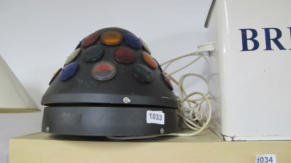 Lot 1033: disco light