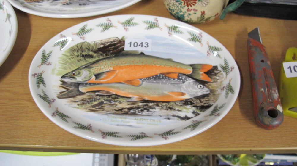 Lot 1043: Port Meirion compleat angler plate