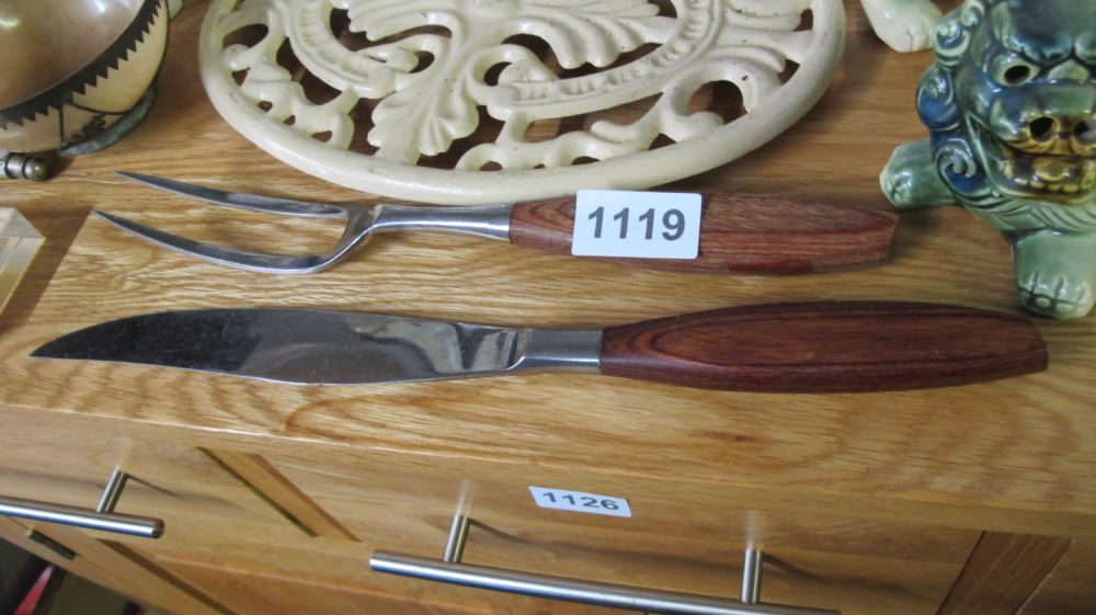 Lot 1119: carving set