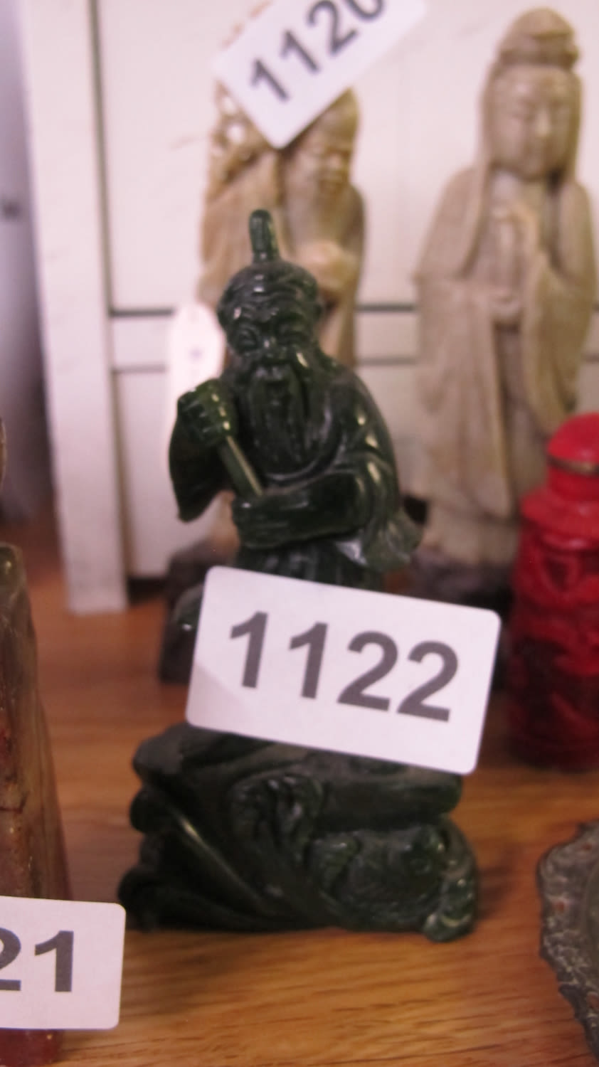 Lot 1122: soapstone figurine