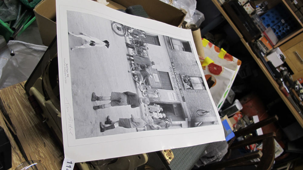 Lot 1141: original photograph signed by the photographer