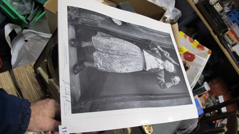 Lot 1142: original photograph signed by the photographer
