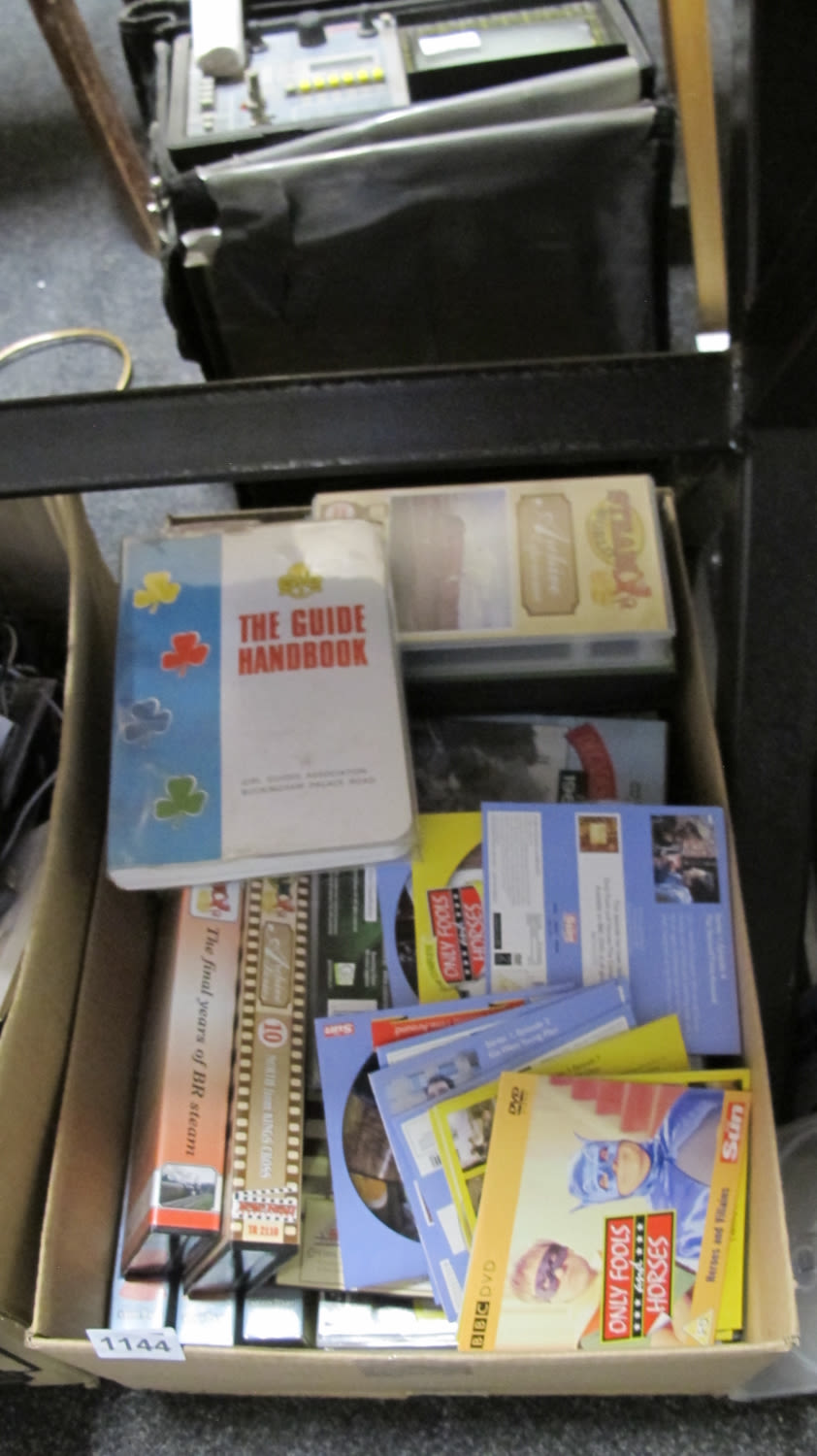 Lot 1144: tapes and dvds