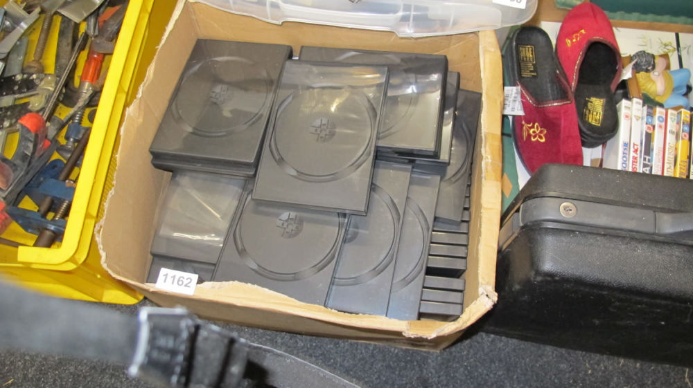 Lot 1162: box of dvd cases